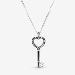 Pandora Heart Key Necklace (with free LOVE charm)